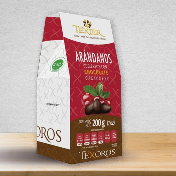 Texier Arándanos con Chocolate de Oaxaca