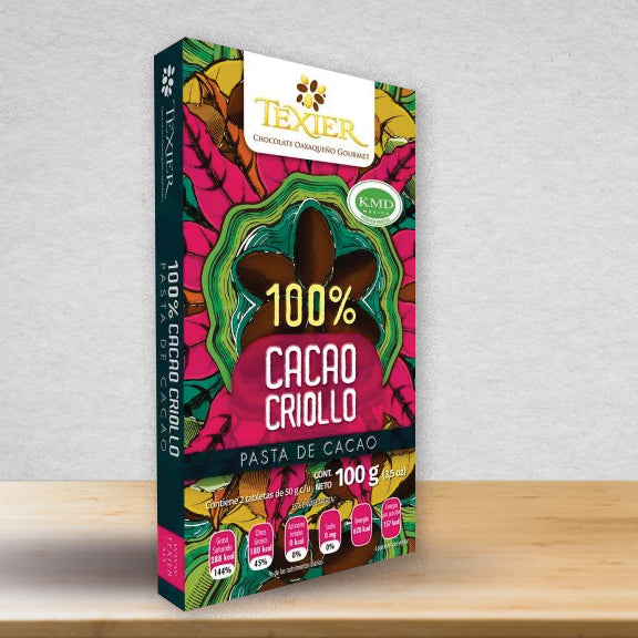 Texier  Pasta de 100 % Cacao Criollo